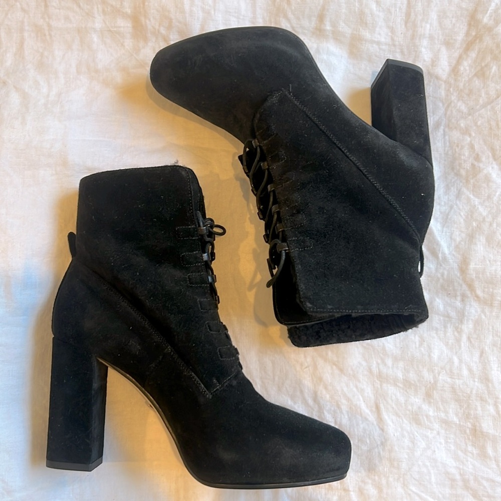 NWOT DIANE VON FURSTENBERG Wool-Lined Booties